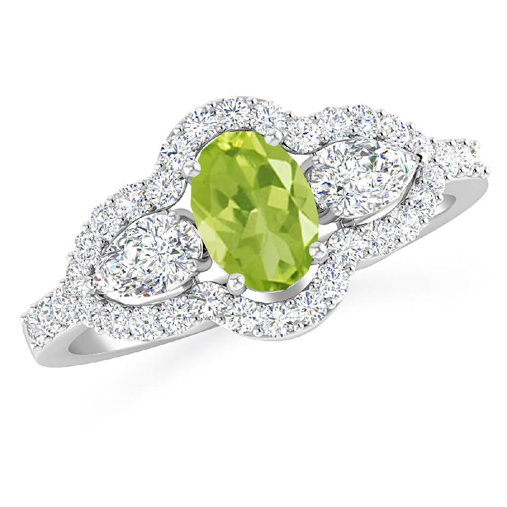 White Gold - Peridot