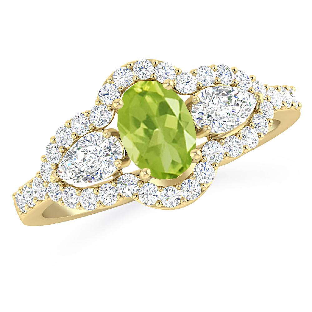 Yellow Gold - Peridot