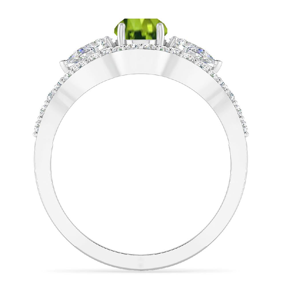 White Gold - Peridot