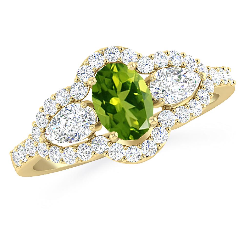Yellow Gold - Peridot