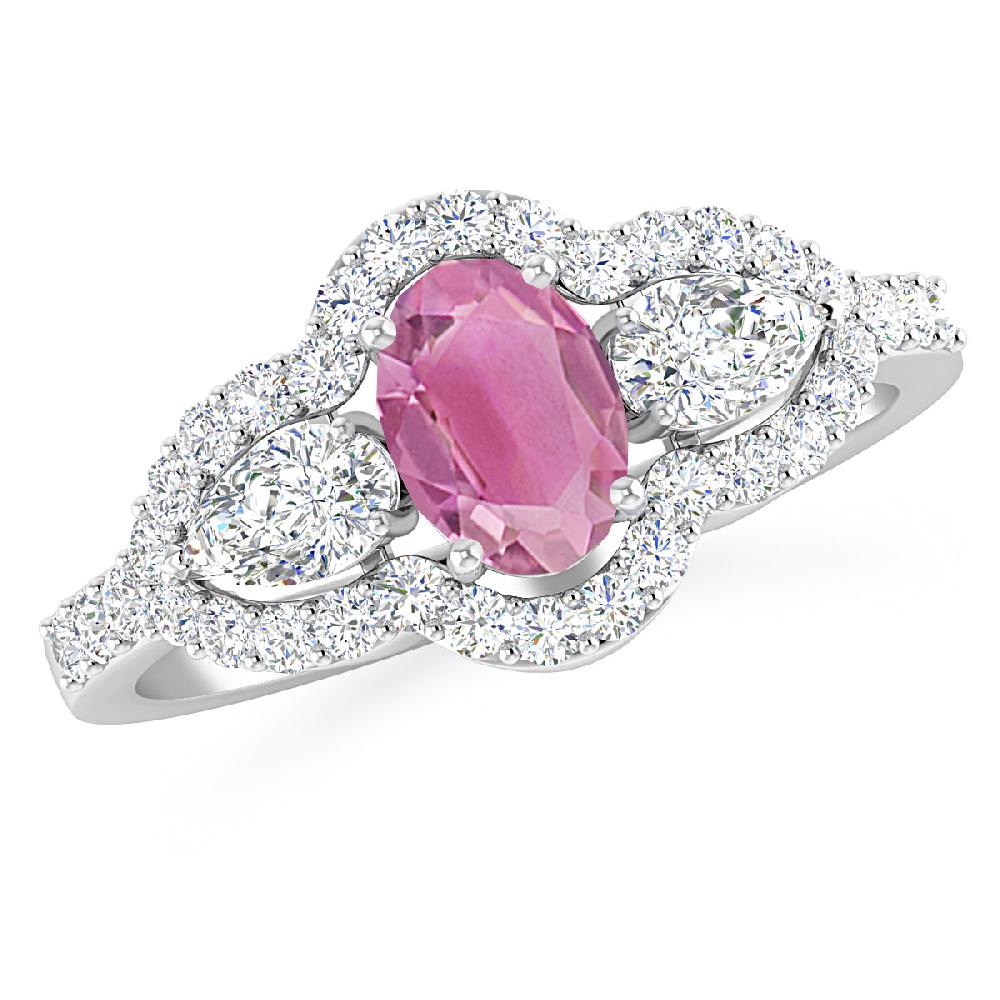 White Gold - Pink Tourmaline