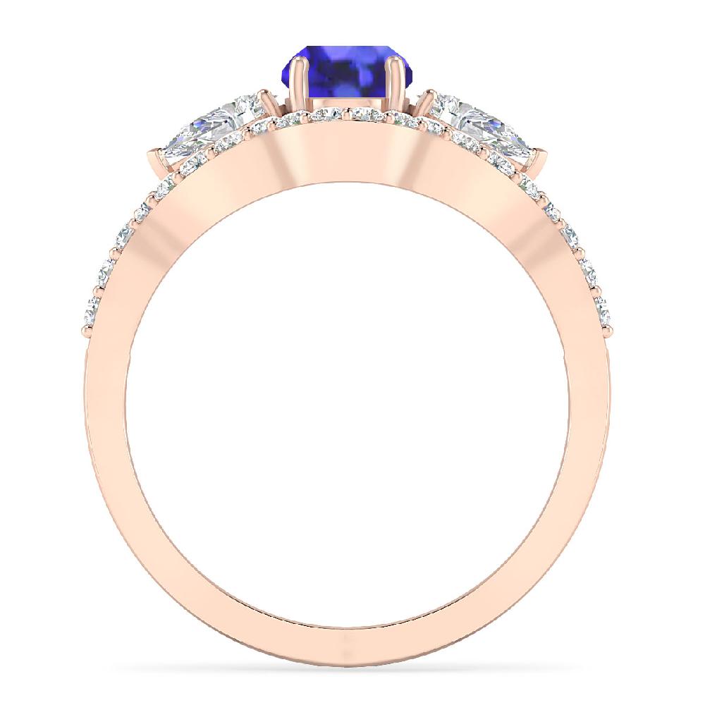 Rose Gold - Tanzanite