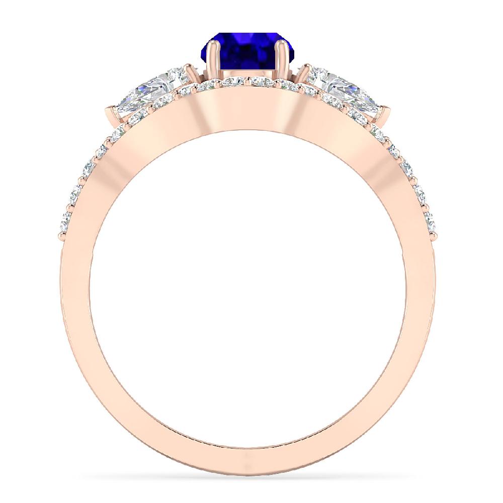 Rose Gold - Tanzanite