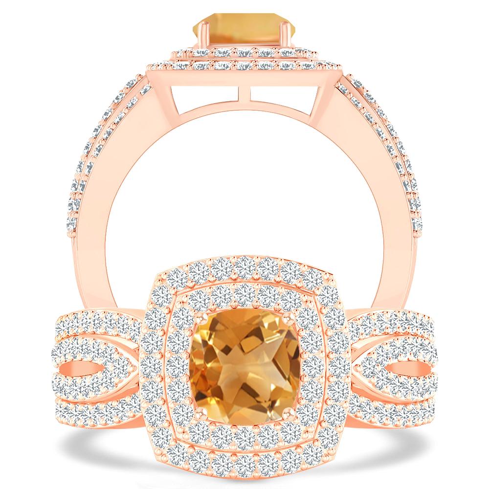 Rose Gold - Citrine