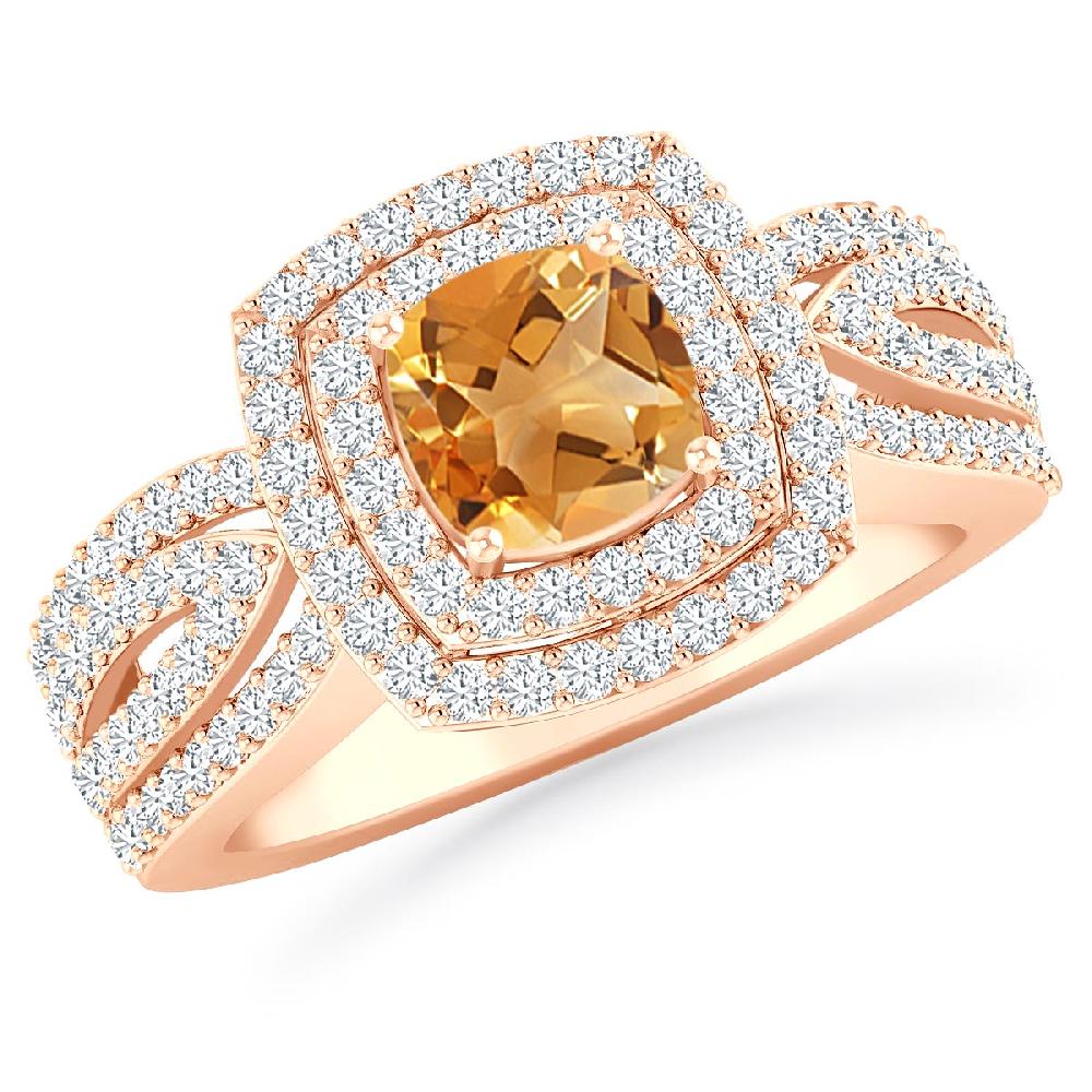 Rose Gold - Citrine