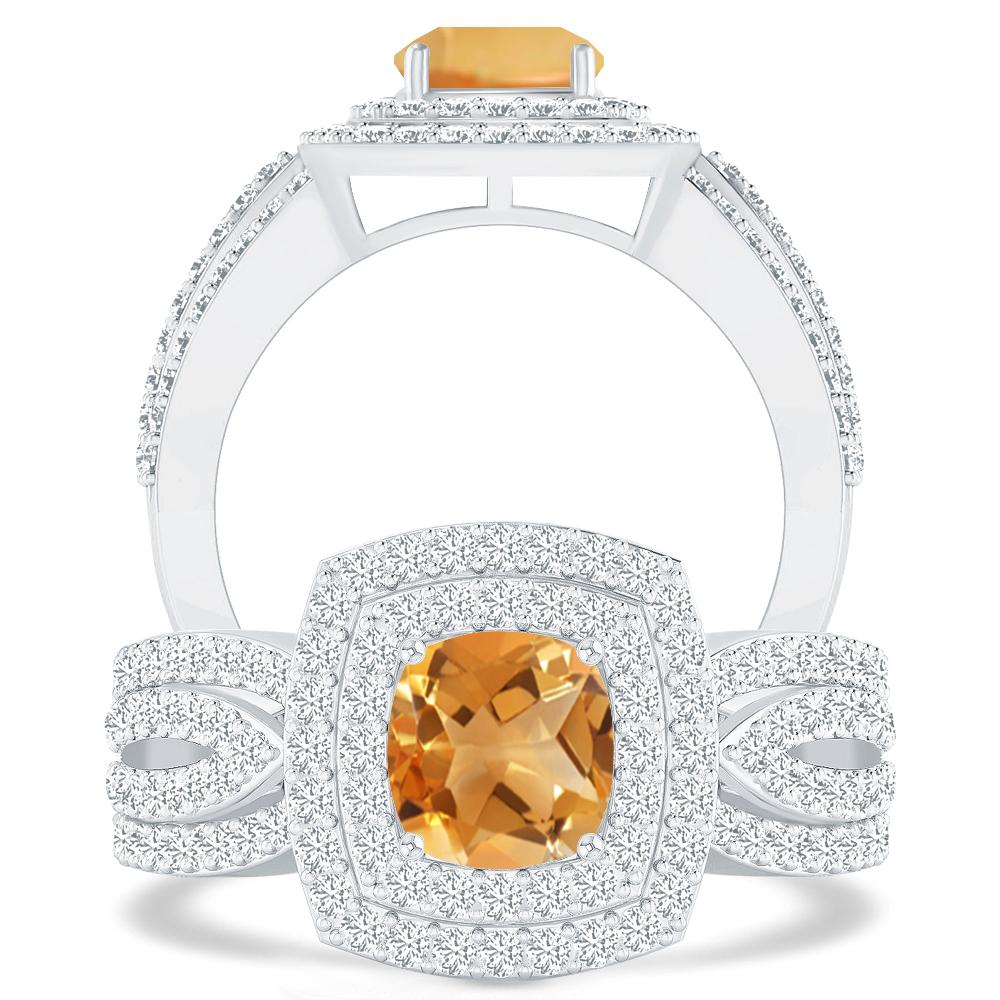 White Gold - Citrine