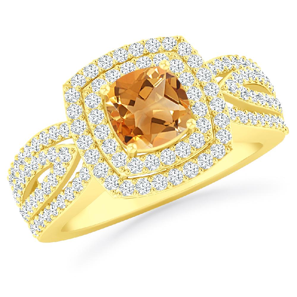 Yellow Gold - Citrine