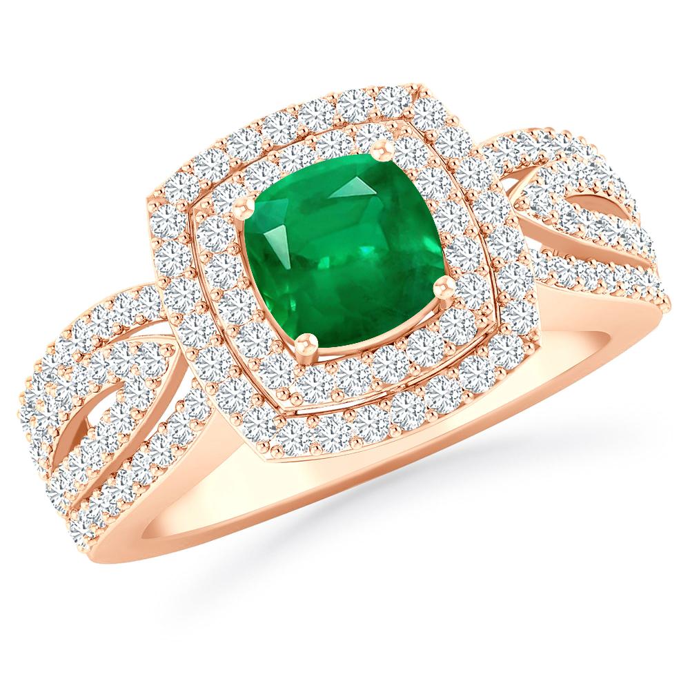 Rose Gold - Emerald