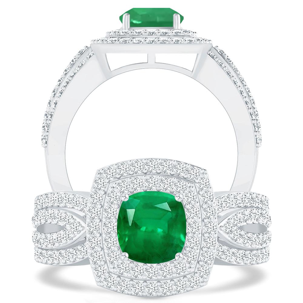 White Gold - Emerald