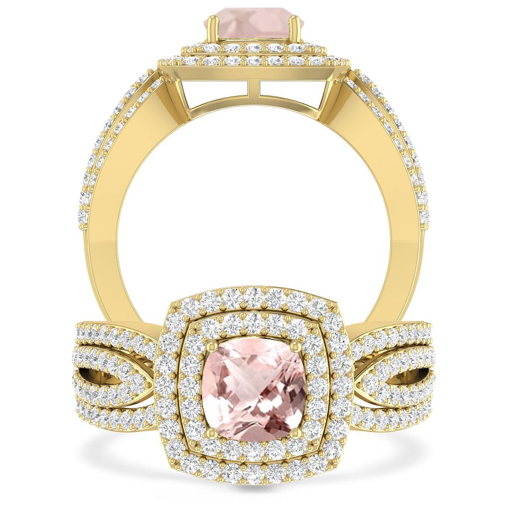 Yellow Gold - Morganite