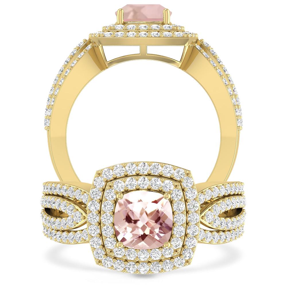 Yellow Gold - Morganite