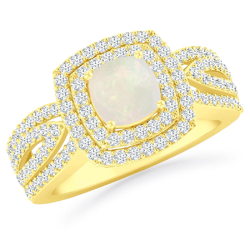 Yellow Gold - Opal