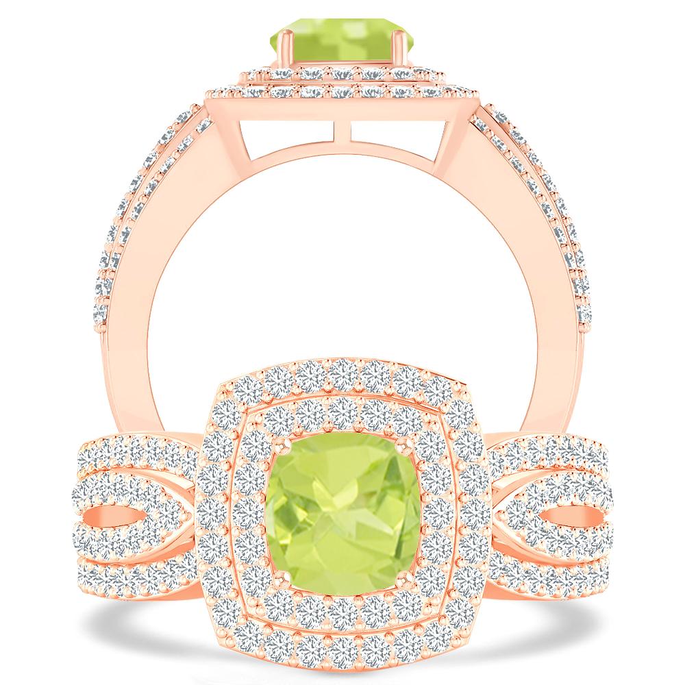 Rose Gold - Peridot