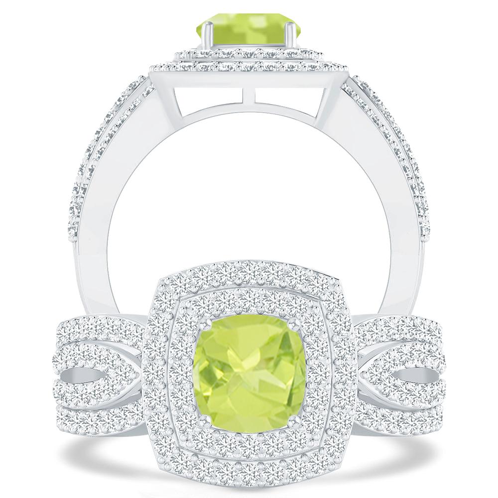 White Gold - Peridot