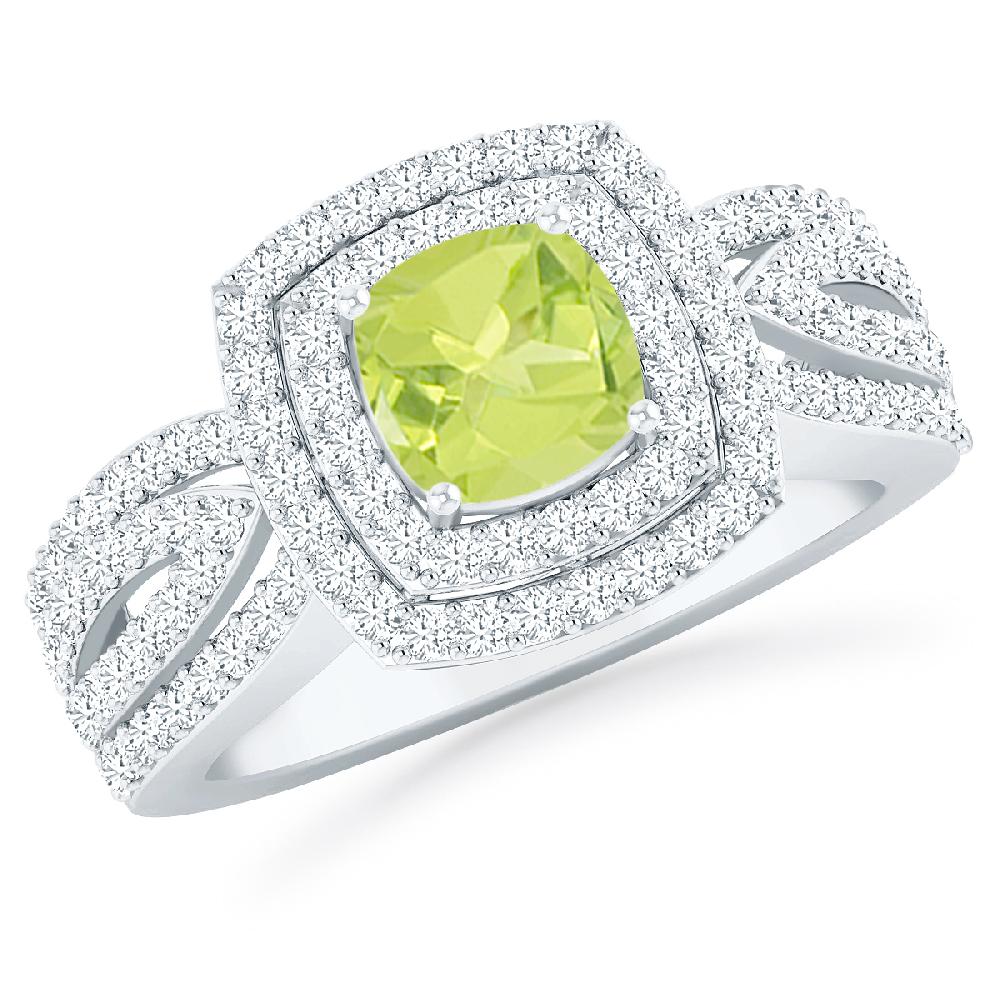 White Gold - Peridot