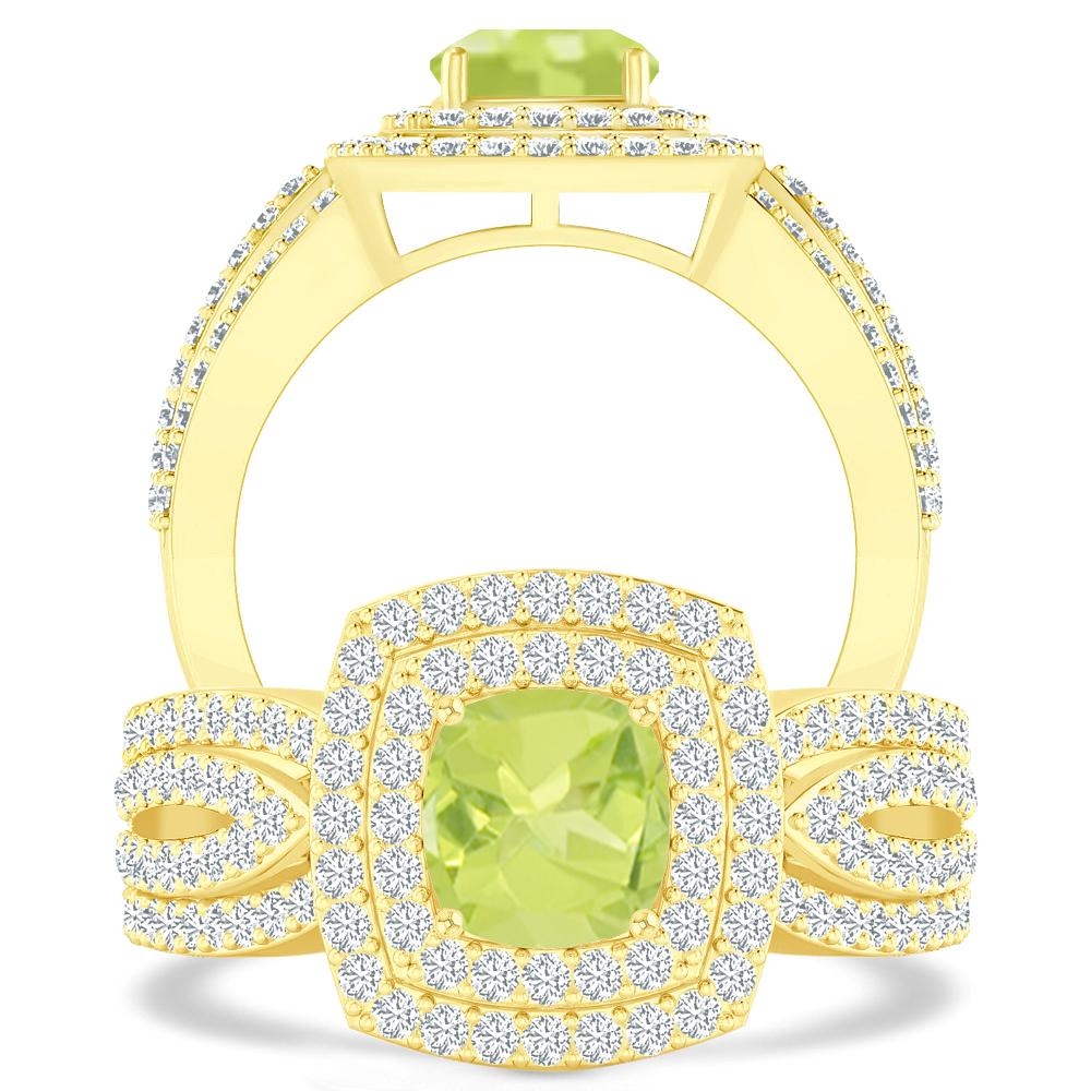 Yellow Gold - Peridot