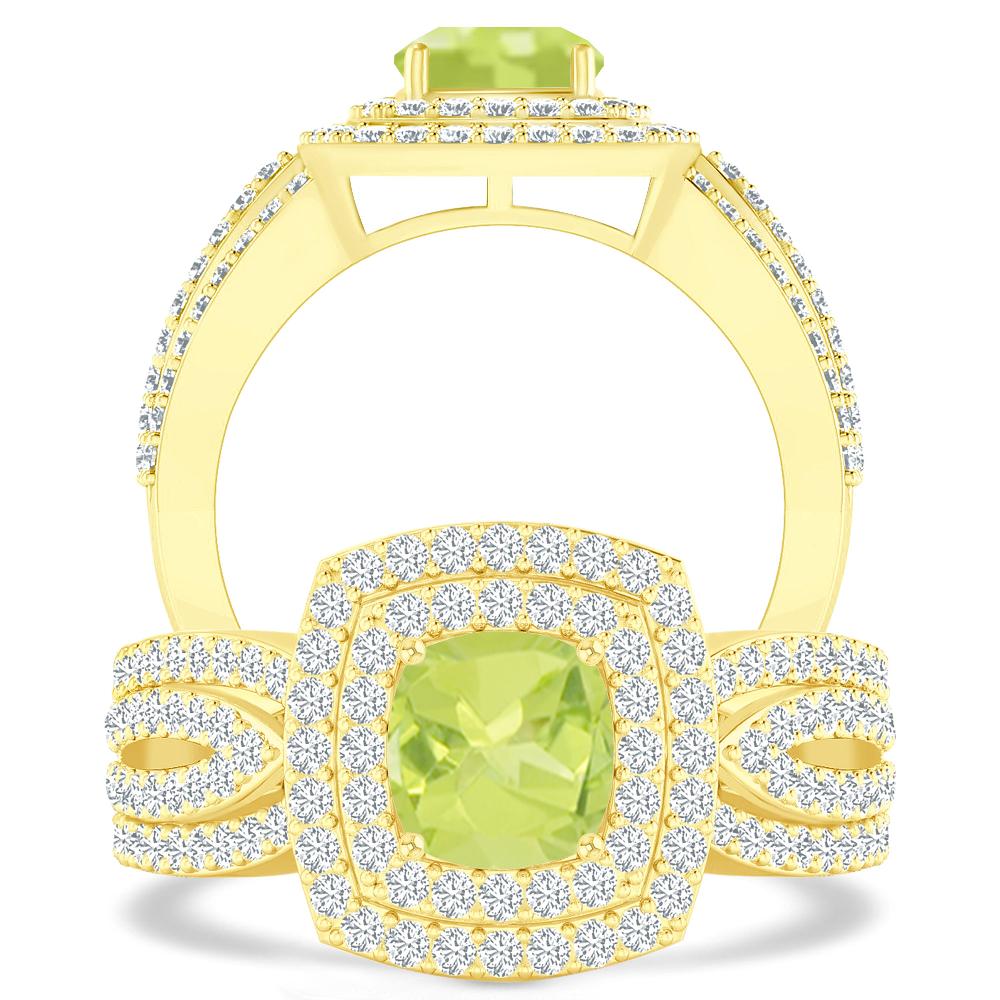 Yellow Gold - Peridot