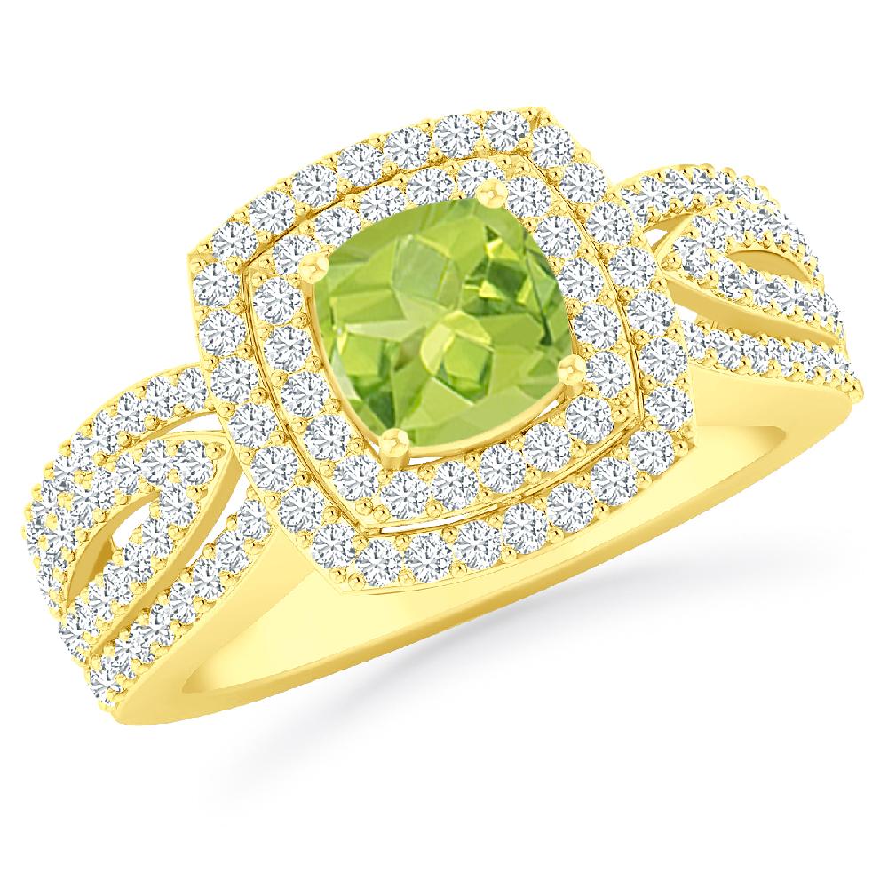 Yellow Gold - Peridot