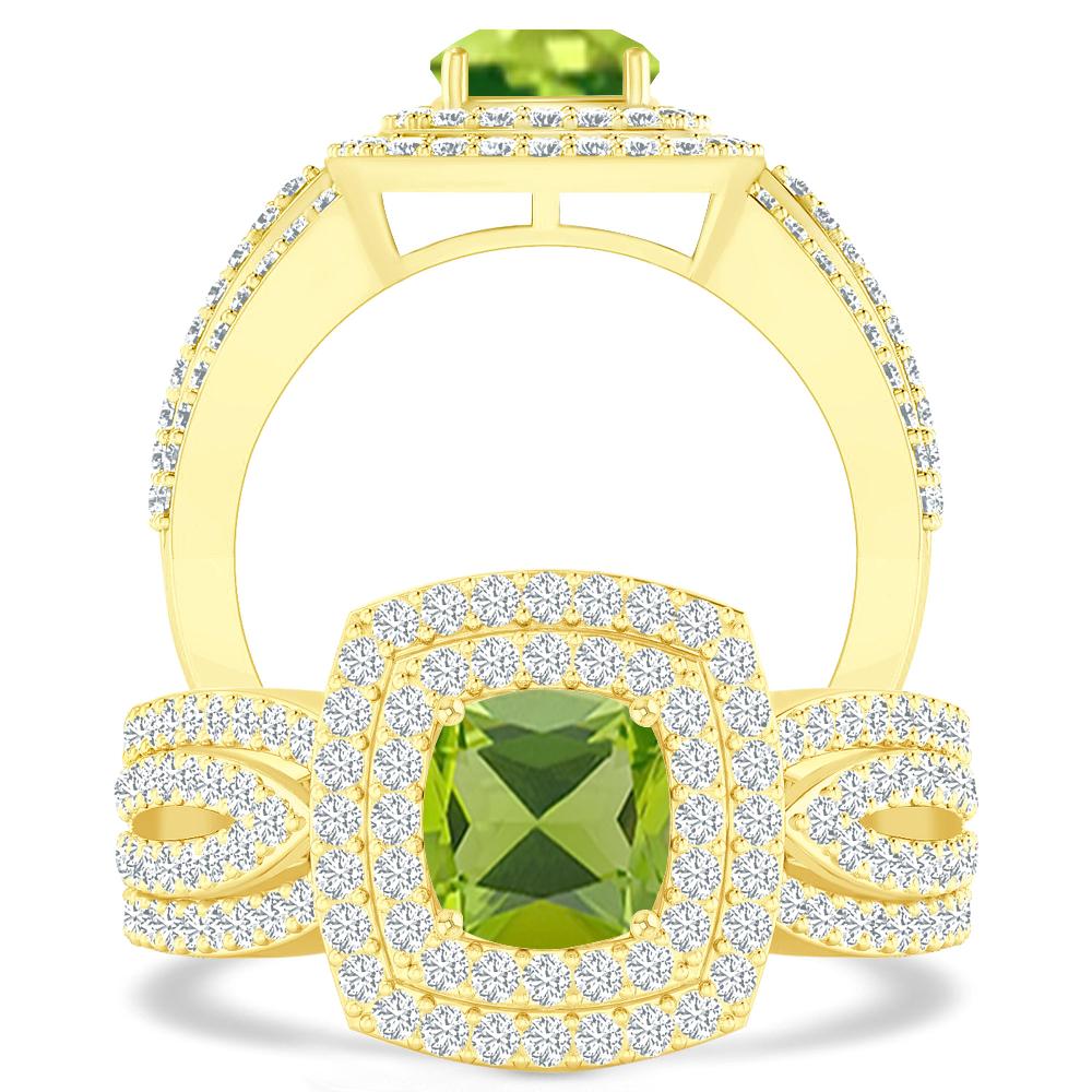 Yellow Gold - Peridot