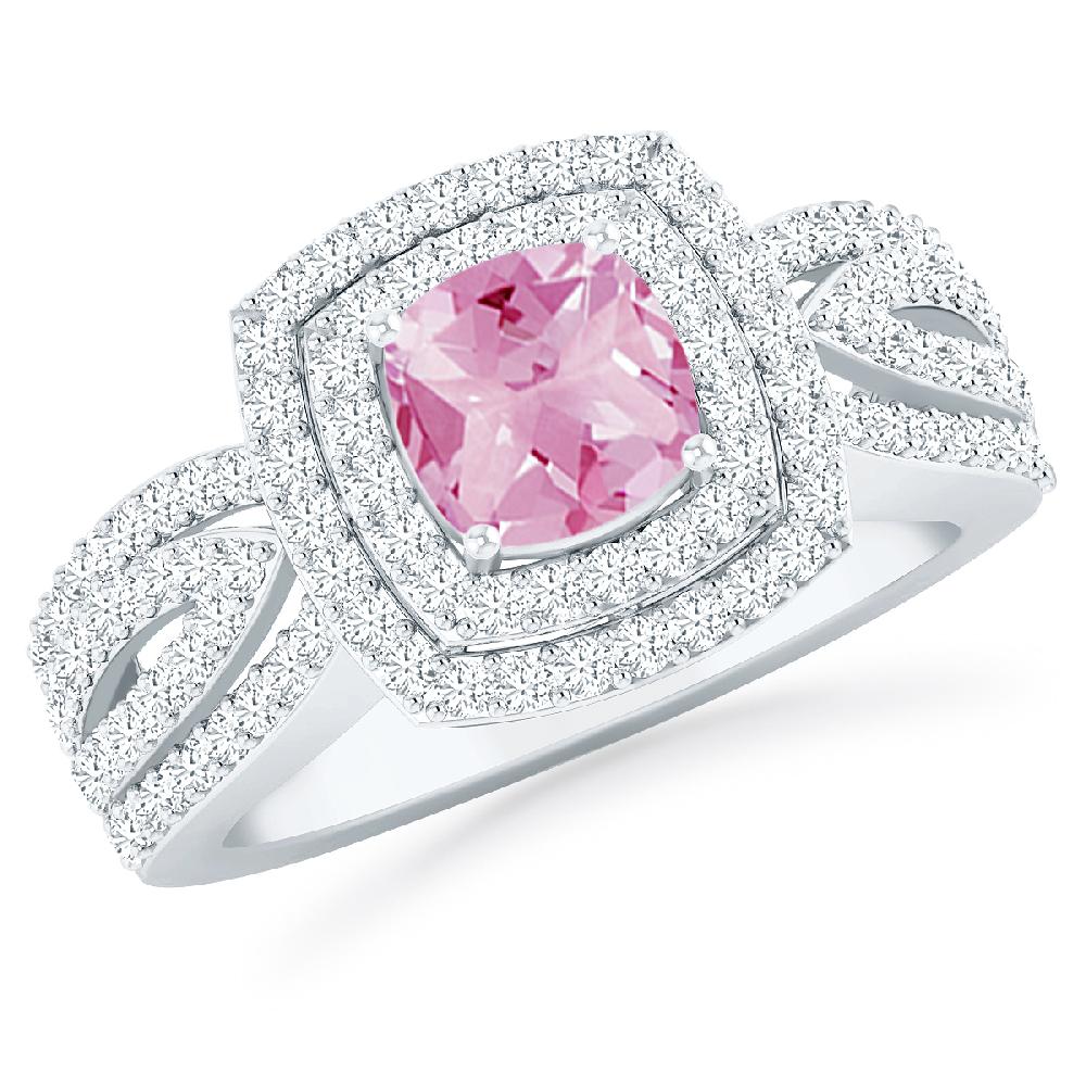 White Gold - Pink Tourmaline