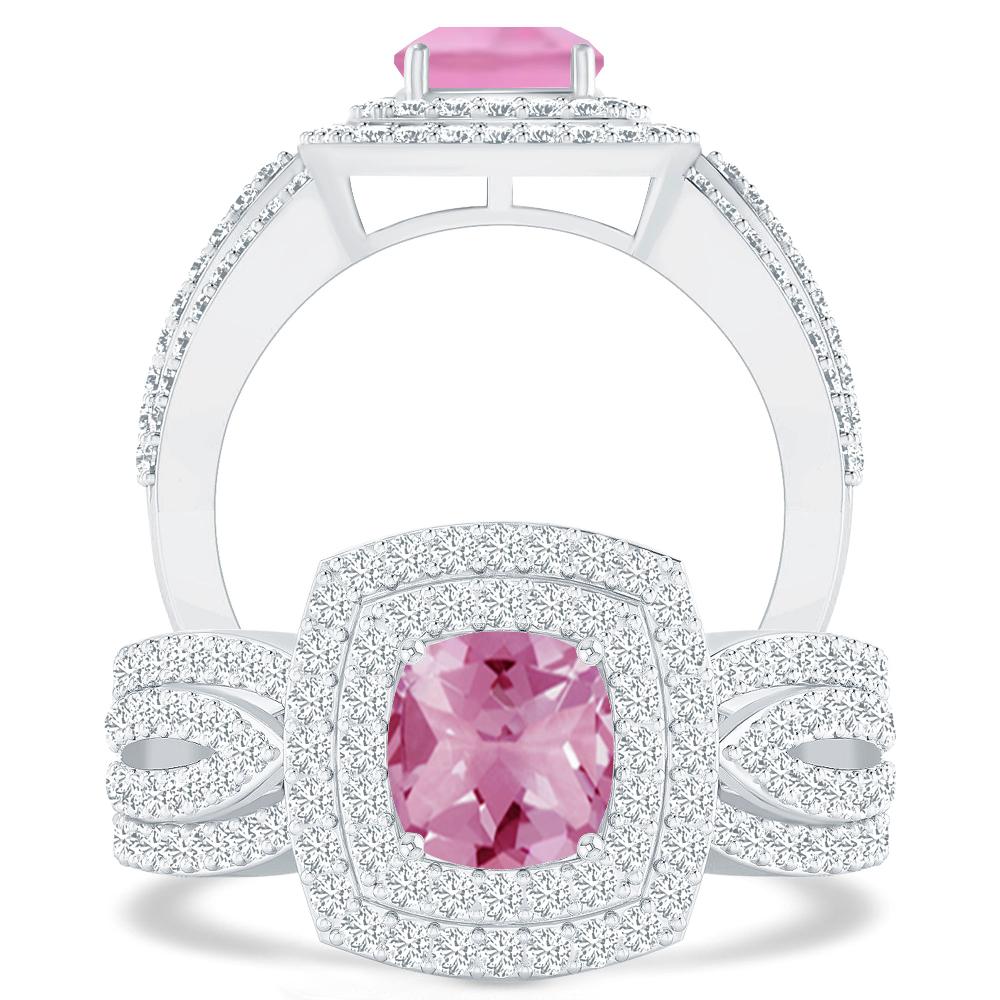 White Gold - Pink Tourmaline