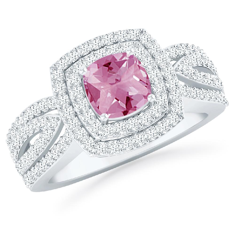 White Gold - Pink Tourmaline