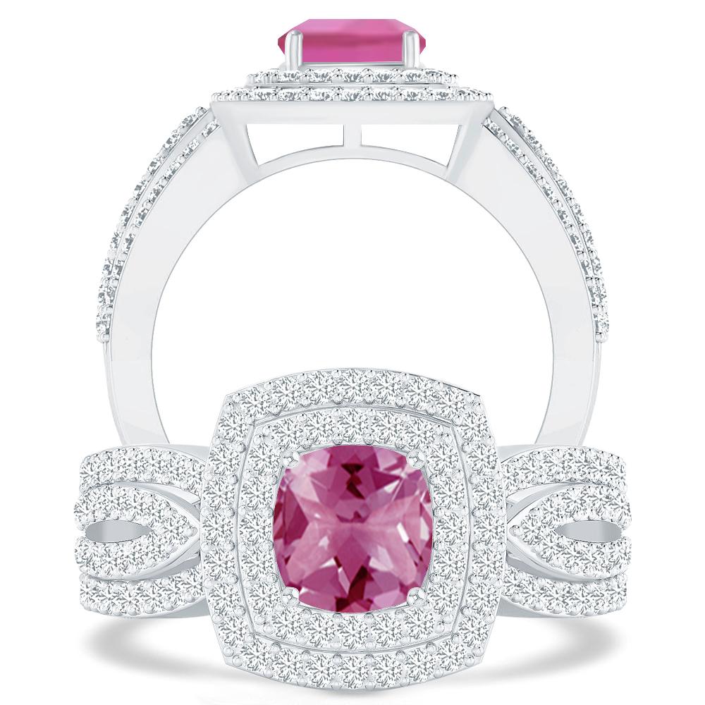 White Gold - Pink Tourmaline