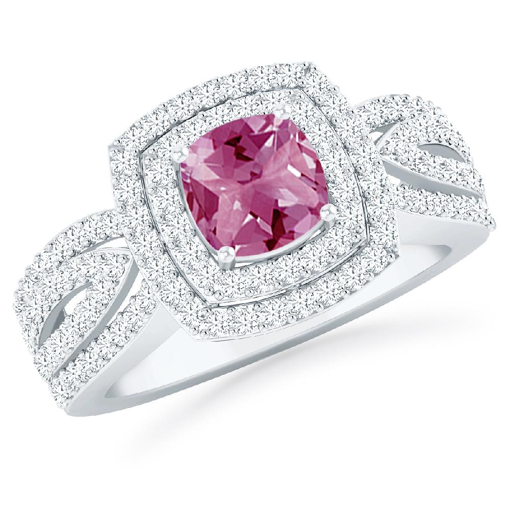 White Gold - Pink Tourmaline