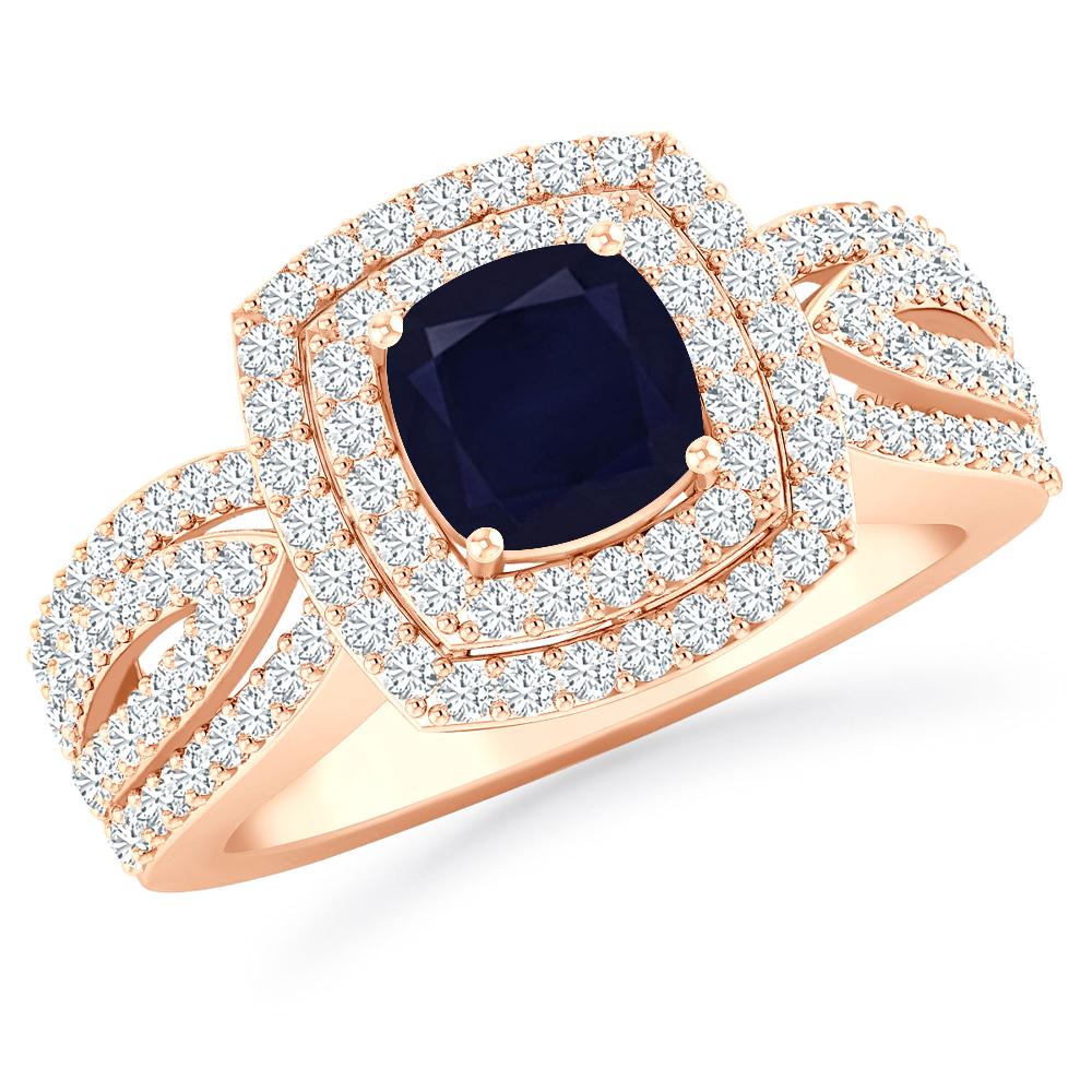 Rose Gold - Sapphire