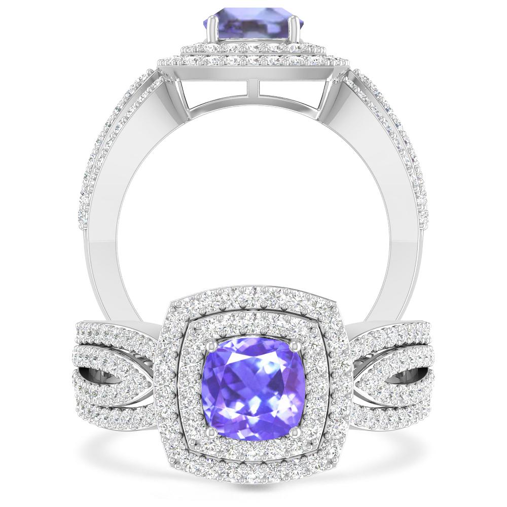 White Gold - Tanzanite