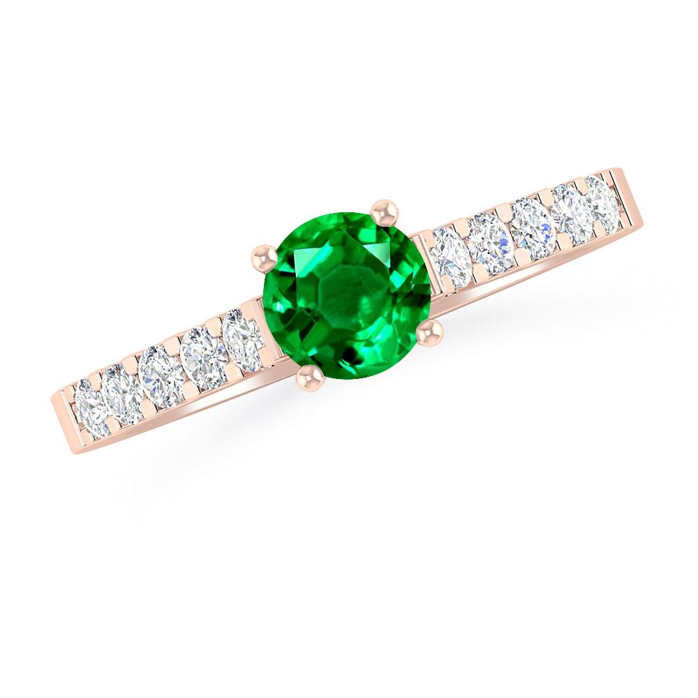 Rose Gold - Emerald