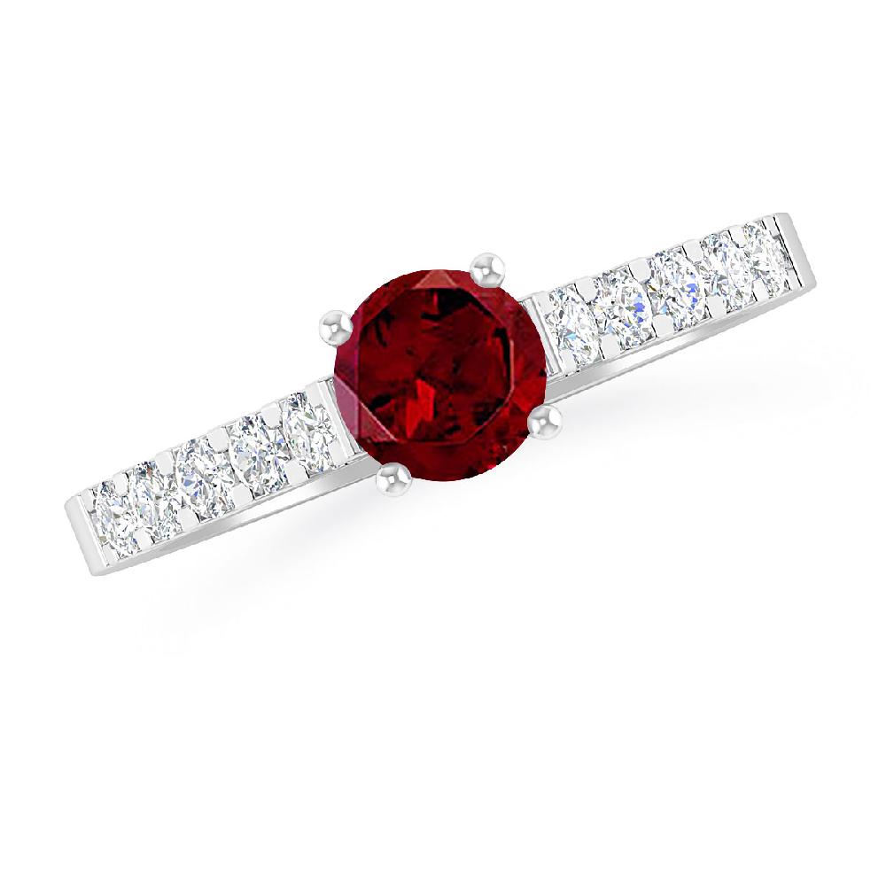 White Gold - Garnet