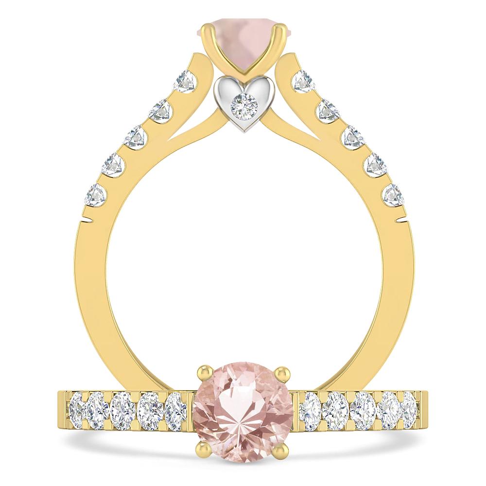 Yellow Gold - Morganite