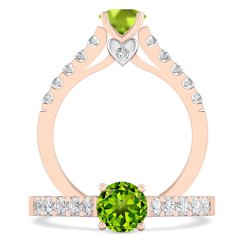 Rose Gold - Peridot