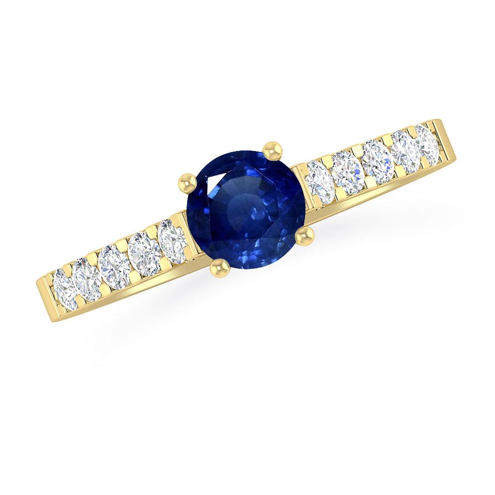 Yellow Gold - Sapphire