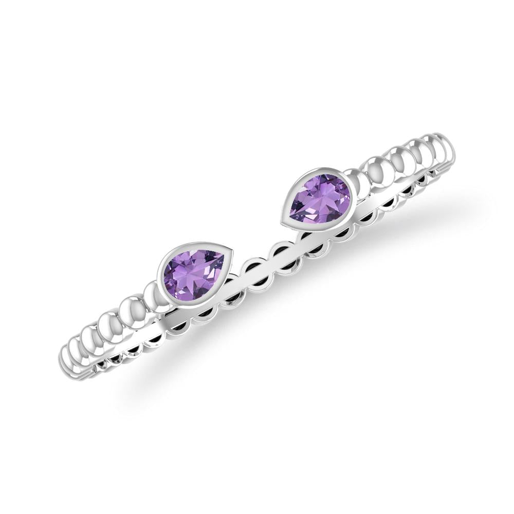 White Gold - Amethyst