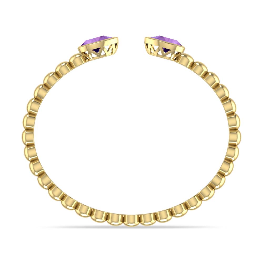 Yellow Gold - Amethyst