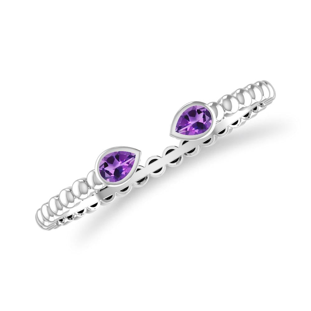 White Gold - Amethyst