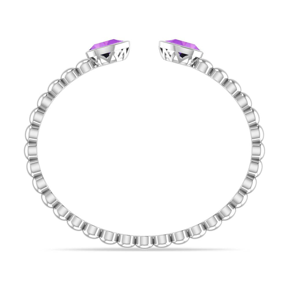 White Gold - Amethyst