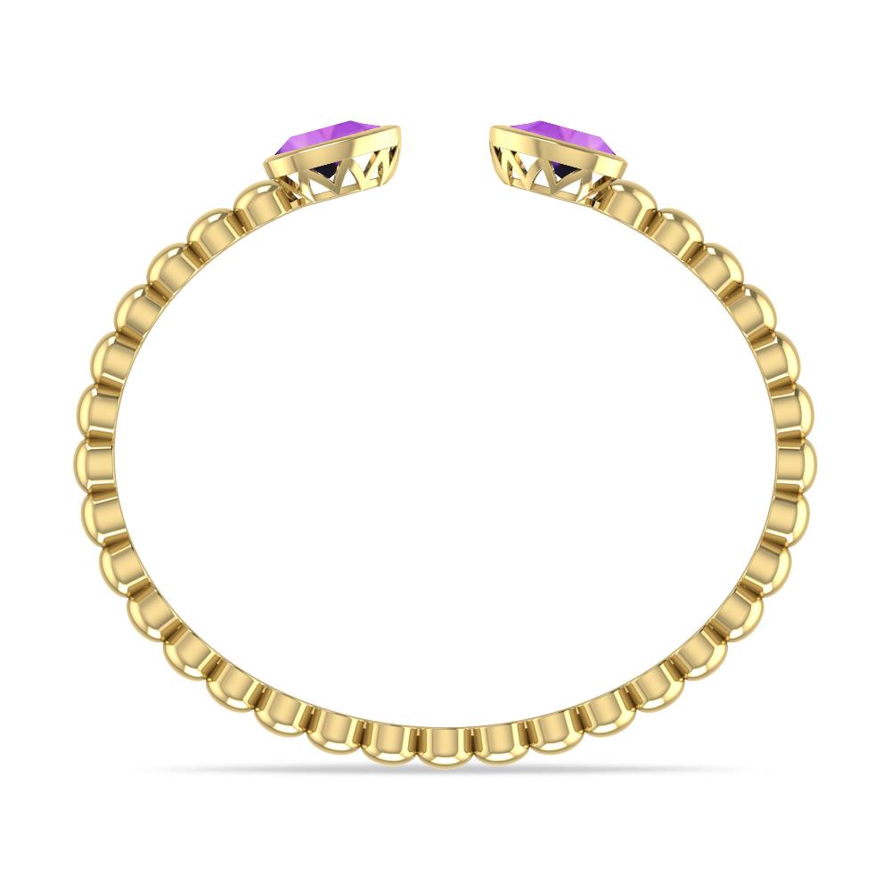 Yellow Gold - Amethyst