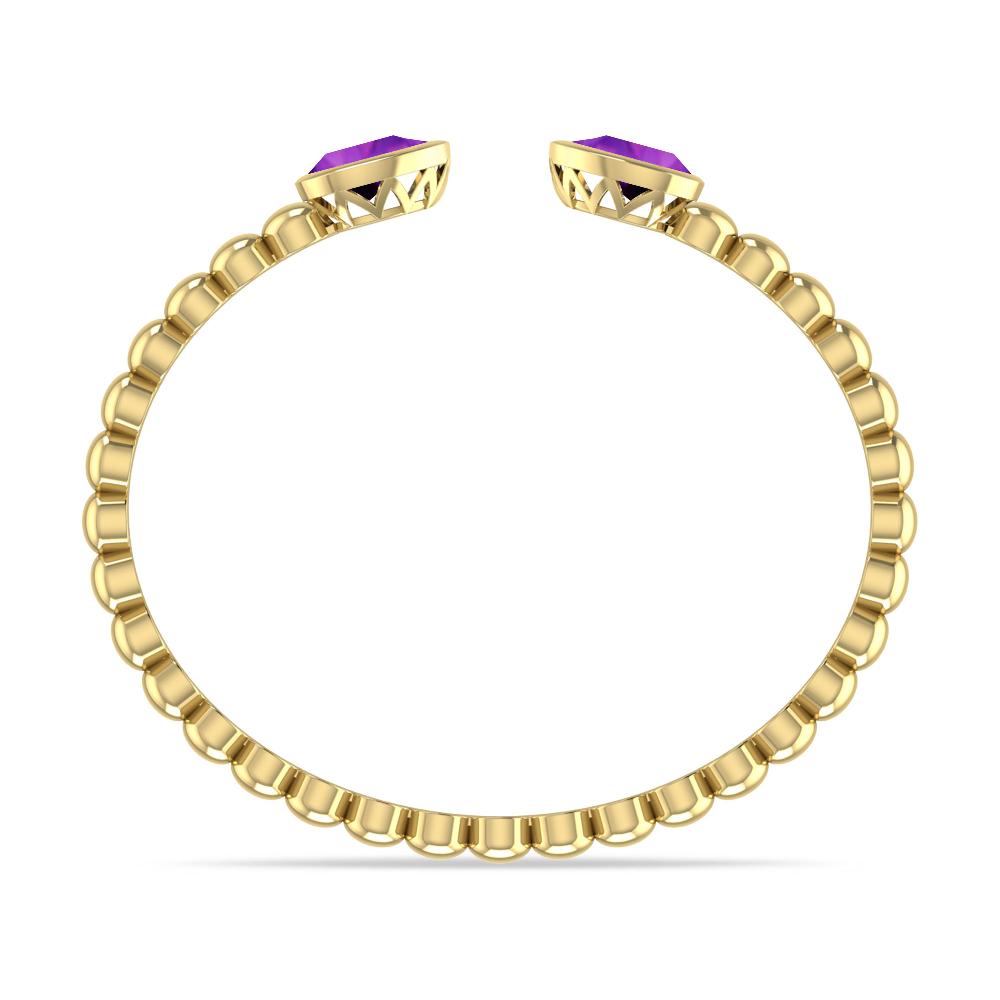 Yellow Gold - Amethyst