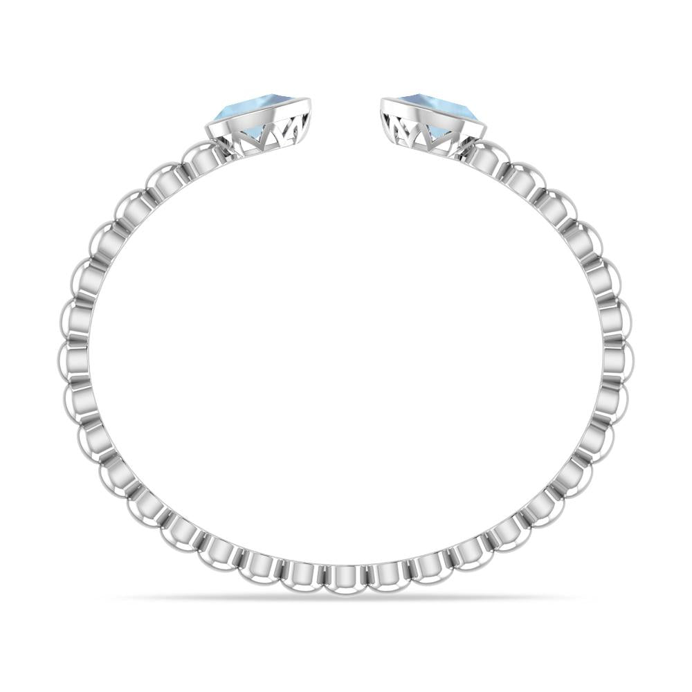 White Gold - Aquamarine