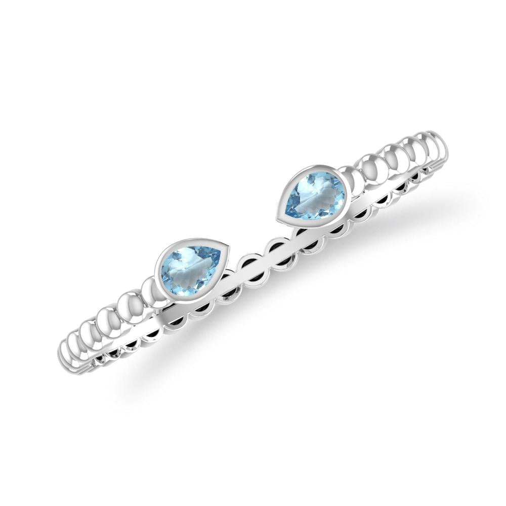 White Gold - Aquamarine