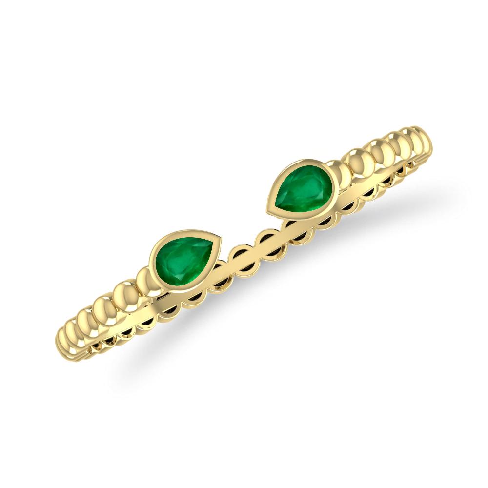 Yellow Gold - Emerald