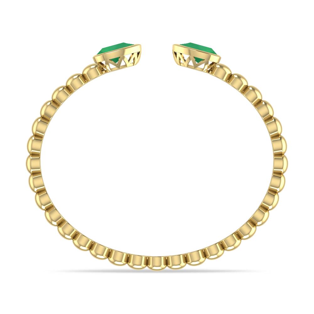 Yellow Gold - Emerald
