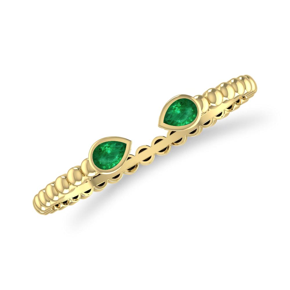 Yellow Gold - Emerald