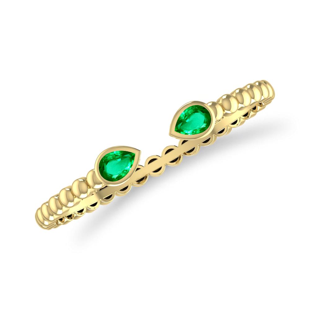 Yellow Gold - Emerald