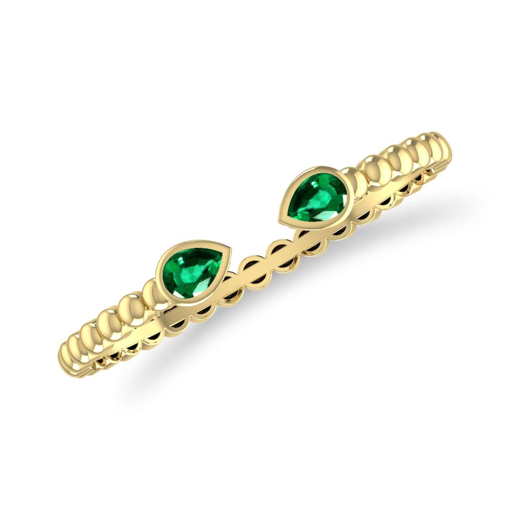 Yellow Gold - Emerald