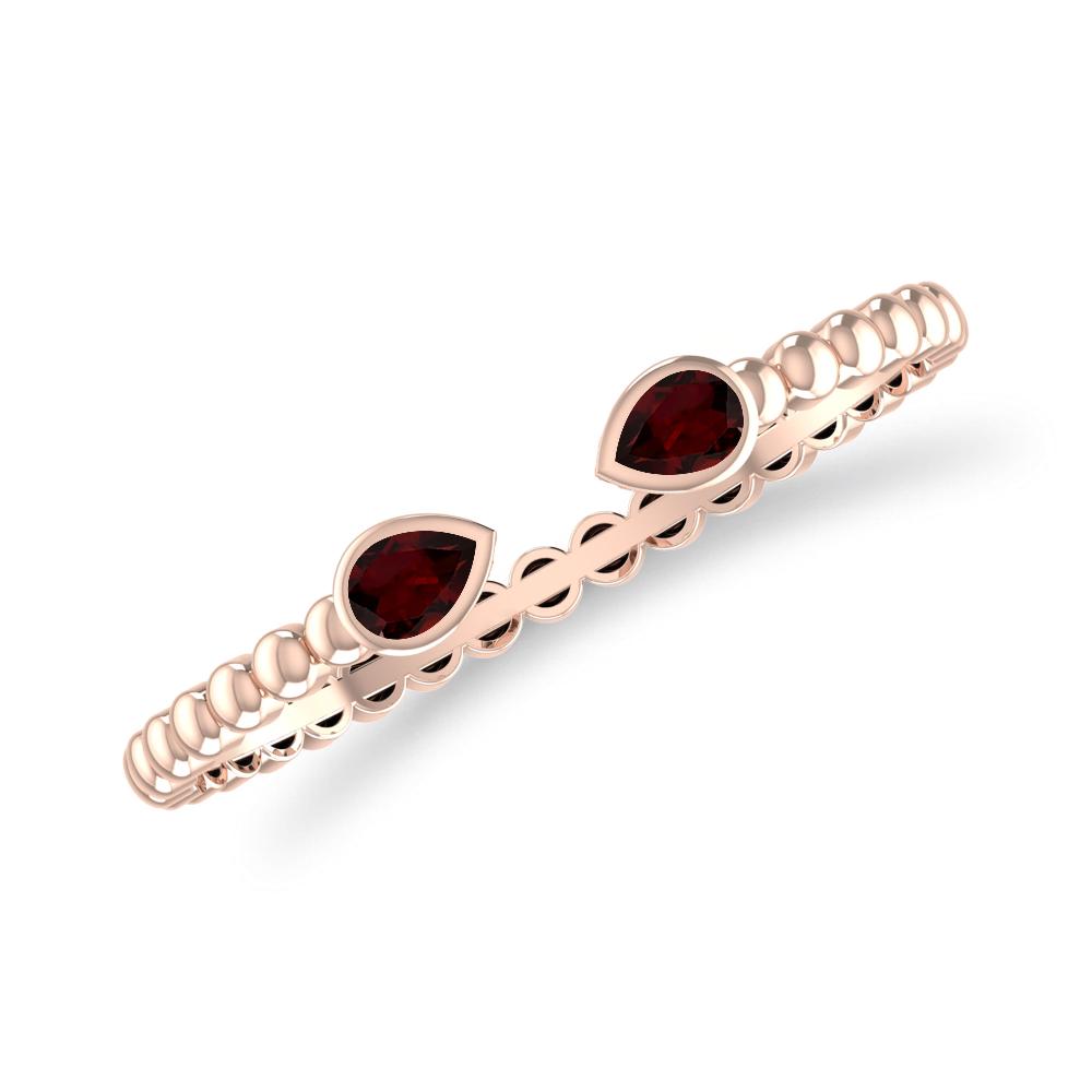 Rose Gold - Garnet