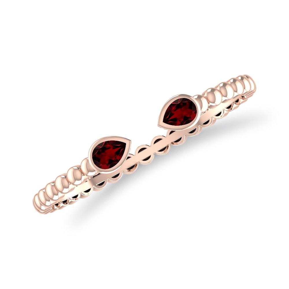 Rose Gold - Garnet